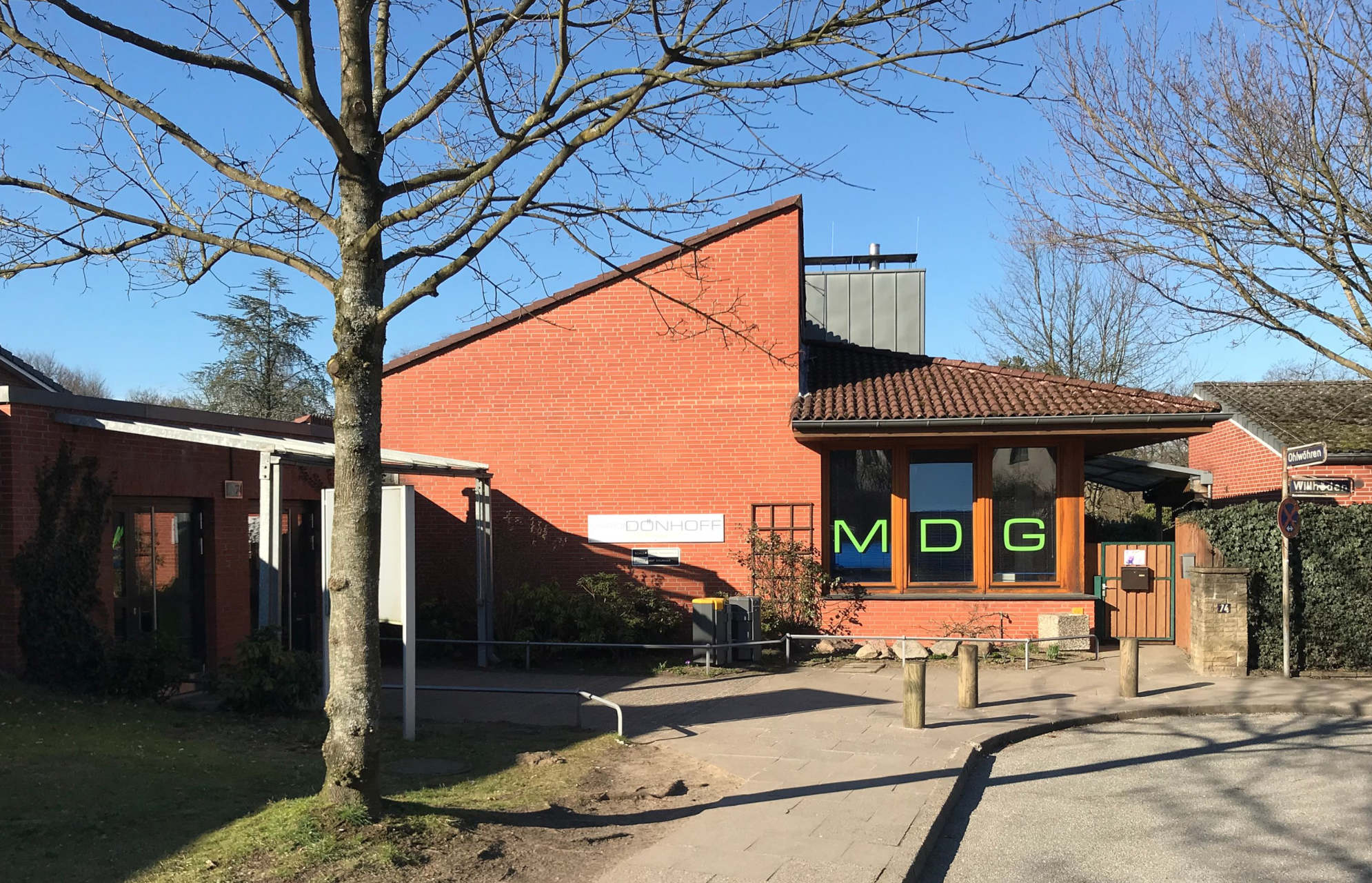 Spaziergang über das Schulgelände für Viertklässler und Eltern 21.01.2022 Spaziergang über das Schulgelände für Viertklässler und Eltern 21.01.2022