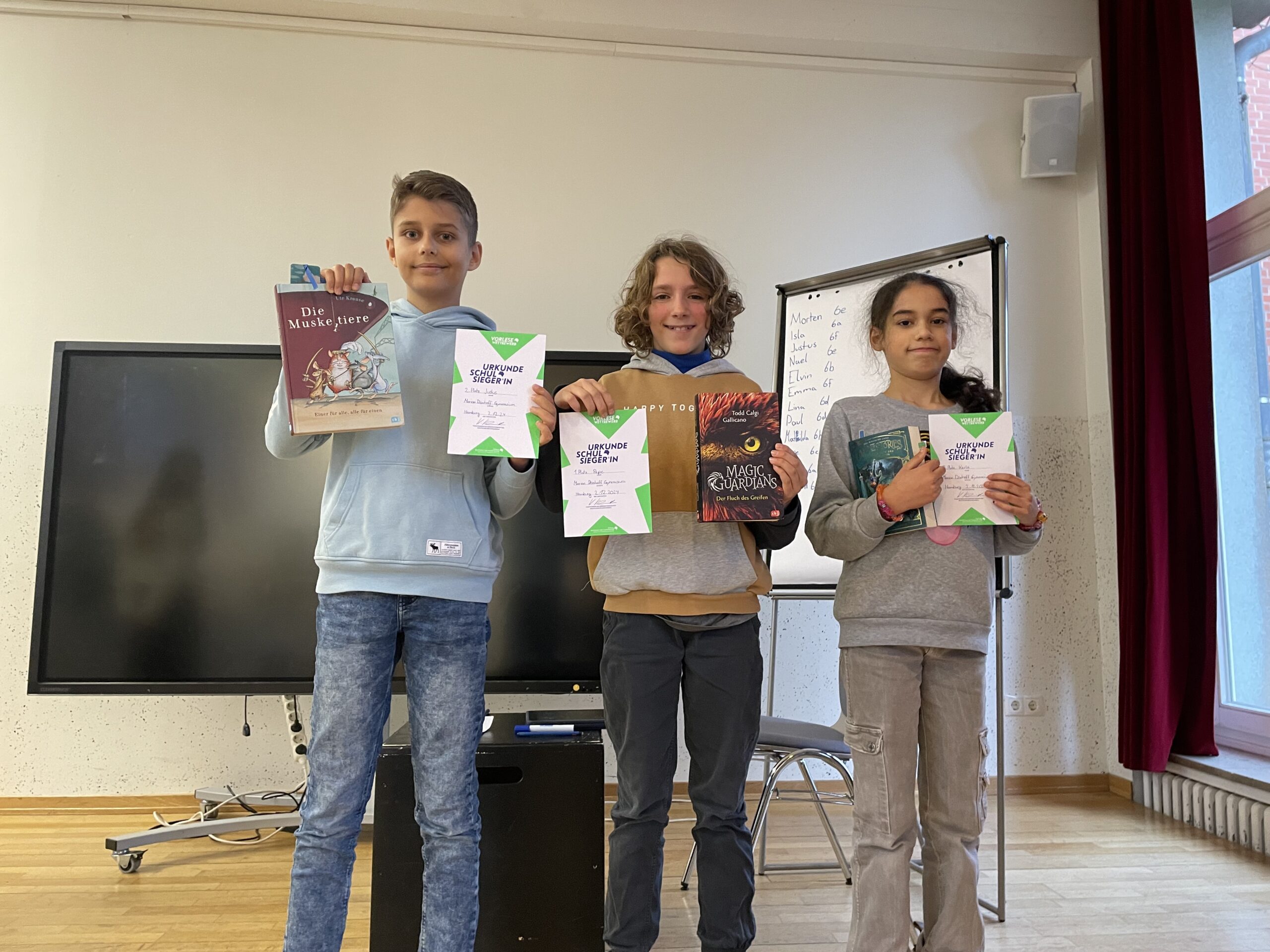 Spannender Vorlesewettbewerb an unserer Schule – Das sind die Gewinner! Spannender Vorlesewettbewerb an unserer Schule – Das sind die Gewinner!